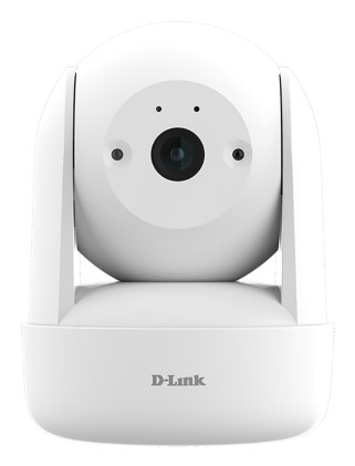Telecamera WiFi D-Link 2K PTZ - Visione notturna - Monitoraggio automatico - Rilevamento persone - Vista panoramica - Compatibile con Alexa e Google Assistant