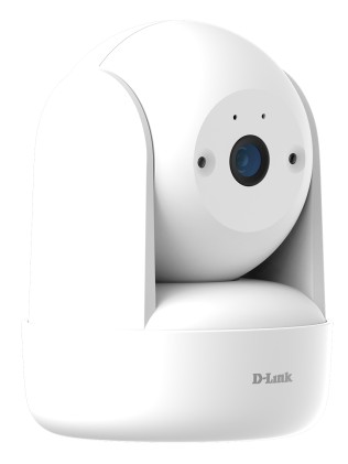 Telecamera WiFi D-Link 2K PTZ - Visione notturna - Monitoraggio automatico - Rilevamento persone - Vista panoramica - Compatibile con Alexa e Google Assistant