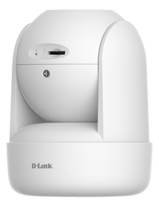 Telecamera WiFi D-Link 2K PTZ - Visione notturna - Monitoraggio automatico - Rilevamento persone - Vista panoramica - Compatibile con Alexa e Google Assistant
