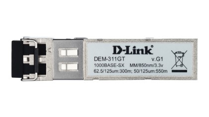 D-Link DEM-311GT modulo del ricetrasmettitore di rete Fibra ottica 1000 Mbit/s SFP 850 nm