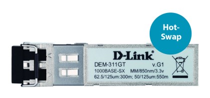 D-Link DEM-311GT modulo del ricetrasmettitore di rete Fibra ottica 1000 Mbit/s SFP 850 nm