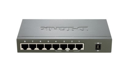 D-Link Switch 8 Porte 10/100 Di Cui 4 Poe Desktop