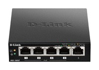 D-LINK 5 Gigabit ports including 4 ports supporting PoE - Budget PoE 60W