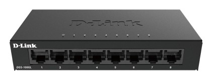 D-Link Switch 8 Porte Gigabit Ethernet Metal Housing Unmanaged Switch
