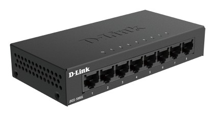 D-Link Switch 8 Porte Gigabit Ethernet Metal Housing Unmanaged Switch