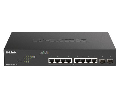 Switch semigestibile D-Link 8 porte Gigabit PoE 130 W + 2 porte combinate