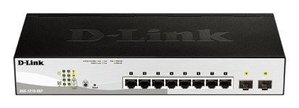 D-Link Switch 8 Porte Gigabit Poe + 2 Porte Sfp Smart Managed