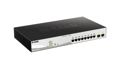 D-Link Smart Switch 8 Porte Gigabit Poe + 2 Sfp