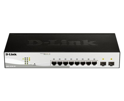 D-Link Switch 8 Porte Gigabit + 2 Porte Sfp Smart+
