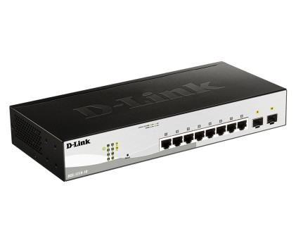 D-Link Switch 8 Porte Gigabit + 2 Porte Sfp Smart+