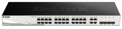 D-Link Switch 24-Port Gigabit Smart Managed Switch Including 4 Sfp Ports