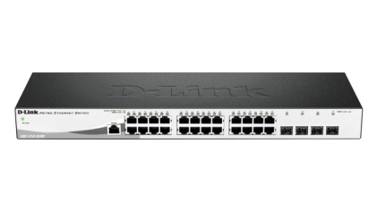 D-Link DGS-1210-28/ME switch di rete Gestito L2 Gigabit Ethernet (10/100/1000) 1U Nero