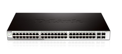 D-Link Switch 48 Porte Gigabit + 4 Porte Sfp Smart+