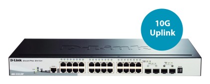 D-Link 28-Port 10/100/1000Mbps Gigabit Stackable Smartpro Poe Switch Including 2 Sfp Ports And 2 X 10G Sfp+ Ports