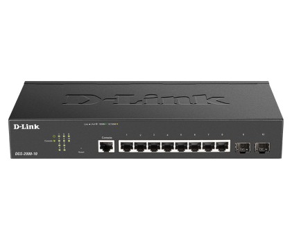 D-Link Switch 8 Porte Gigabit Managed Incl. 2 X Sfp