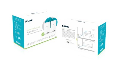 D-Link Powerline Av2 1000Hd Gigabit Starter Kit 2Pz Dhp-600Av