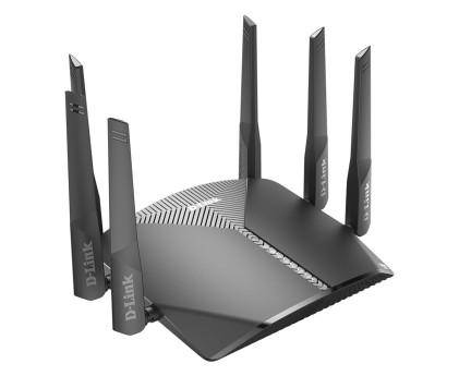 D-Link DIR-3060 router wireless Gigabit Ethernet Banda tripla (2.4 GHz/5 GHz/5 GHz) 4G Nero