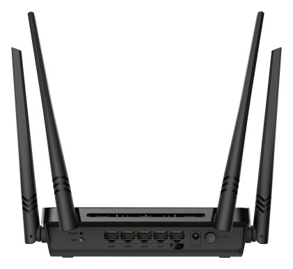 D-Link AC1200 router wireless Gigabit Ethernet Dual-band (2.4 GHz/5 GHz) 5G Nero