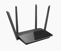 D-Link Router Ac1200 Dual Band 4 Porte Giga + Porta Wan Giga Wps
