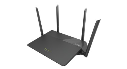 D-Link EXO AC1900 MU-MIMO router wireless Gigabit Ethernet Dual-band (2.4 GHz/5 GHz) 4G Nero