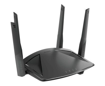 D-Link DIR-X1860 router wireless Gigabit Ethernet Dual-band (2.4 GHz/5 GHz) 4G Nero