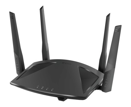 D-Link DIR-X1860 router wireless Gigabit Ethernet Dual-band (2.4 GHz/5 GHz) 4G Nero