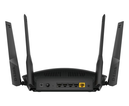 D-Link DIR-X1860 router wireless Gigabit Ethernet Dual-band (2.4 GHz/5 GHz) 4G Nero