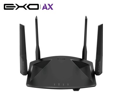 D-Link DIR-X1860 router wireless Gigabit Ethernet Dual-band (2.4 GHz/5 GHz) 4G Nero