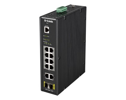 D-Link Switch Industriale 12 Porte Gigabit, Rj45 Console Port