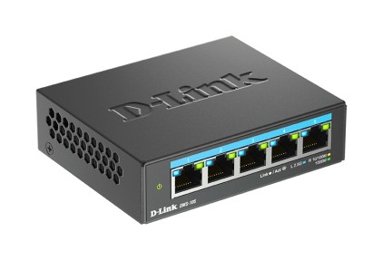 D-Link DMS-105 Non gestito L2 2.5G Ethernet (100/1000/2500) Nero