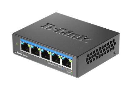D-Link DMS-105 Non gestito L2 2.5G Ethernet (100/1000/2500) Nero