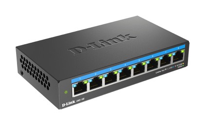 D-Link DMS-108 Non gestito L2 2.5G Ethernet (100/1000/2500) Nero