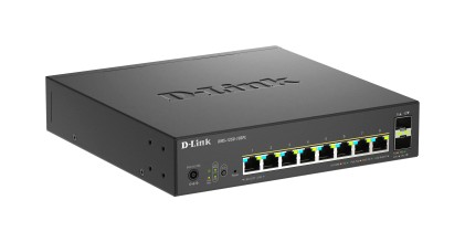 D-Link Switch 10-Port Multi-Gigabit Smart Managed Poe+  Including 8 Multi-Gigabit 2.5G Poe And 2 10G