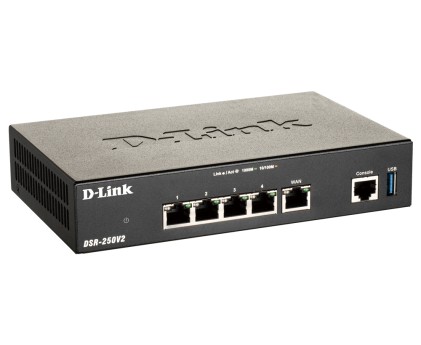Router VPN D-Link Unified Services - 3 porte LAN - 1 porta WAN - 1 porta WAN/LAN, 2 porte USB 3.0