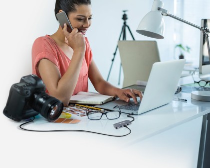 Hub USB-C D-Link con 3 USB 3.0, 1 USB-C, 1 HDMI 4K, 1 RJ45