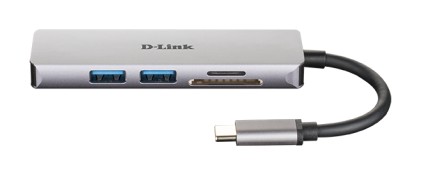 D-Link DUB-M530 replicatore di porte e docking station per notebook Cablato USB 3.2 Gen 1 (3.1 Gen 1) Type-C Alluminio, Nero
