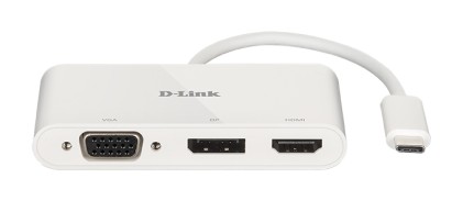 D-Link DUB-V310 replicatore di porte e docking station per notebook Cablato USB 3.2 Gen 1 (3.1 Gen 1) Type-C Bianco
