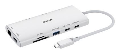D-Link DUP-A01 hub di interfaccia USB 3.2 Gen 1 (3.1 Gen 1) Type-C 10000 Mbit/s Bianco