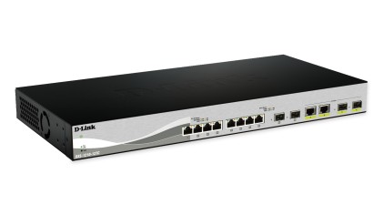 D-Link Switch 12 Porte Managed L2 1U Nero