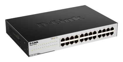 D-Link GO-SW-24G Non gestito L2 Gigabit Ethernet (10/100/1000) 1U Nero