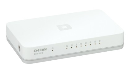 Switch Ethernet D-Link non gestito, 10MBPS, 100 MBPS, 1000 MBPS, 8 porte