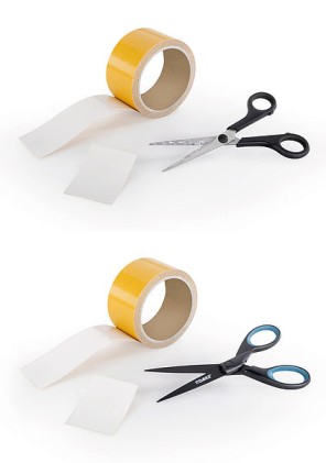 Dahle 54307-12978 Forbici da ufficio, Universale Taglio a zig zag Nero