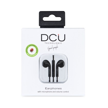 DCU Advance Tecnologic 34151001 cuffia e auricolare Cuffie Cablato A clip Musica e Chiamate Nero