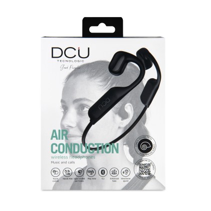 DCU Advance Tecnologic 34153530 cuffia e auricolare Cuffie Wireless A Padiglione USB tipo-C Bluetooth Nero