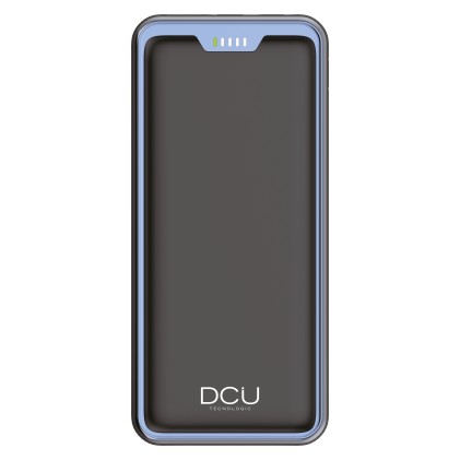 DCU Tecnologic Power Bank Laptop 20000mAH - Ricarica Rapida 45W e 22,5W - Doppia Uscita USB - Grande Capacit&agrave; - Polimeri di Litio - Tipo C e Lightning - Leggero e Compatto - Colore Nero