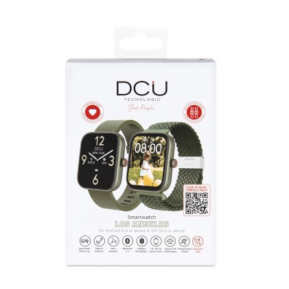 DCU Advance Tecnologic 34157063 smartwatch e orologio sportivo 4,57 cm (1.8") TFT 44.5 mm Digitale 240 x 286 Pixel Touch screen Verde