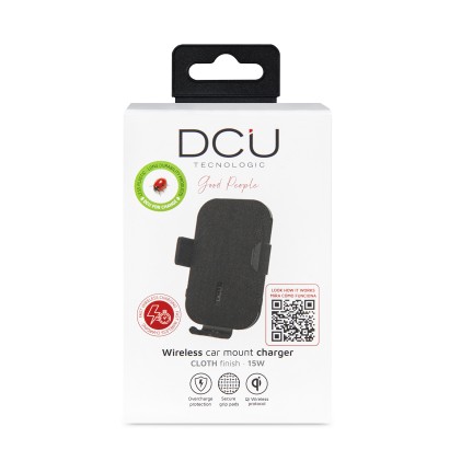 DCU Advance Tecnologic 36100435 Caricabatterie per dispositivi mobili Telefono Nero USB Carica wireless Ricarica rapida Auto