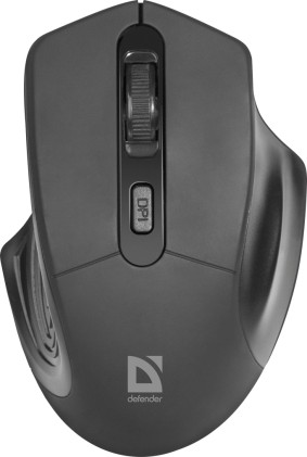 Mouse ottico senza fili Defender Datum MB-345 Nero, 4D, 800-1600 dpi