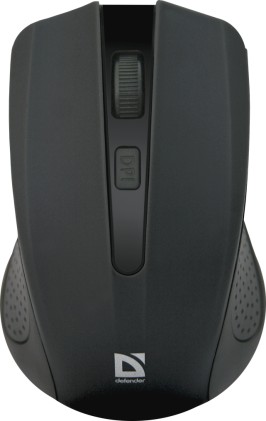 Mouse ottico senza fili Defender Accura MM-935 nero,4 pulsanti,800-1600 dpi