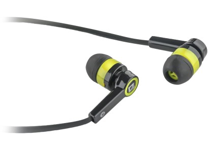 Auricolare per dispositivi mobili Defender Pulse 420 nero + giallo, in-ear